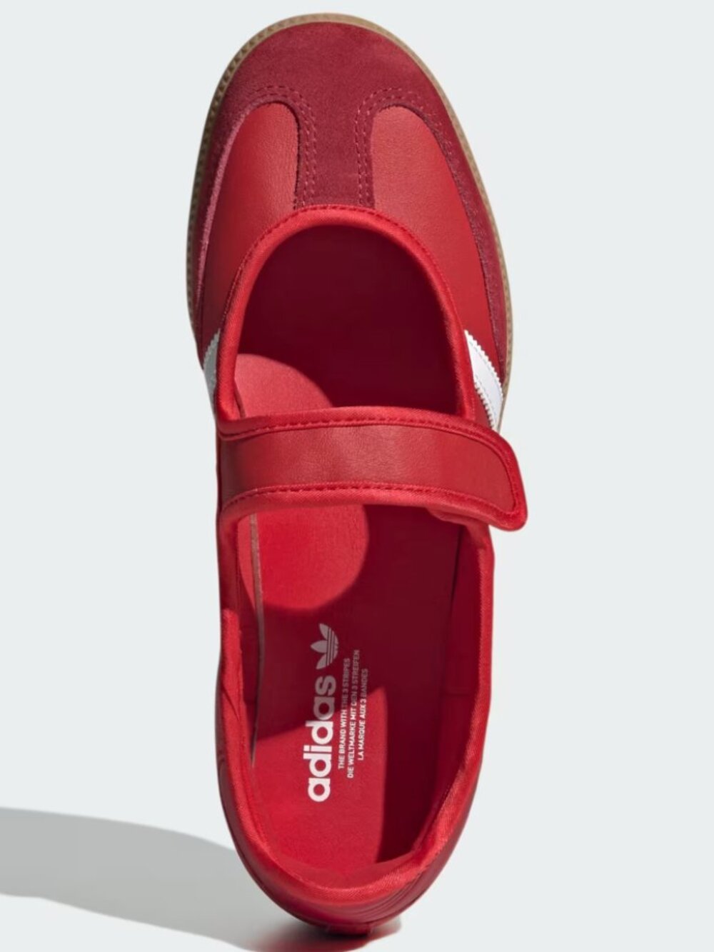NWT Adidas Samba Jane Red Mary Jane Sneakers Sz 7.5